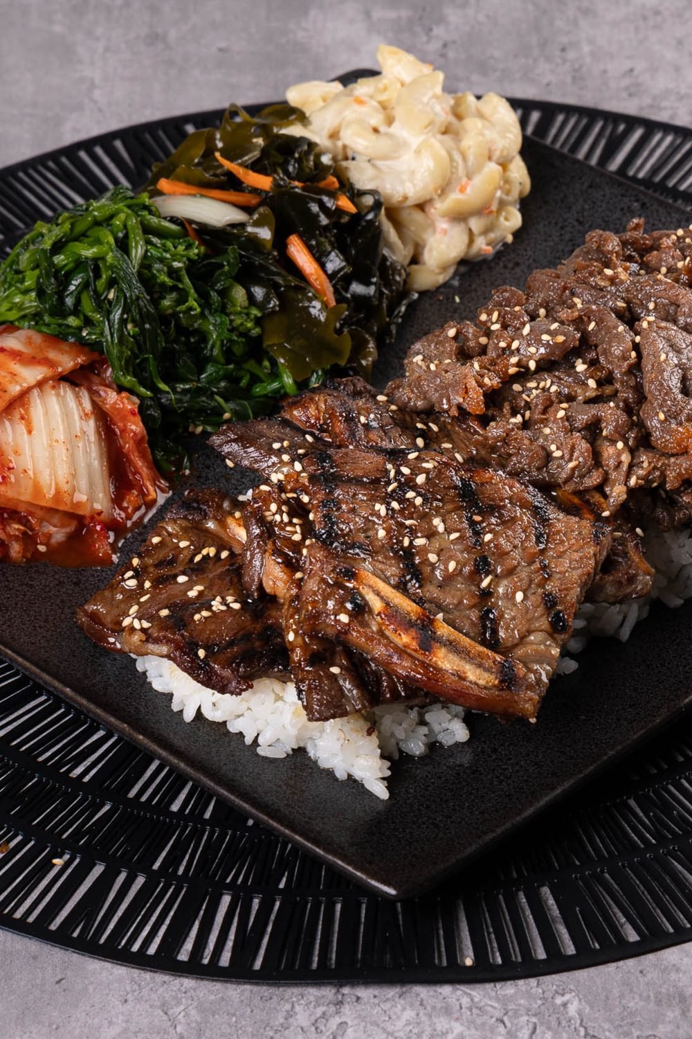 A Korean BBQ plate
